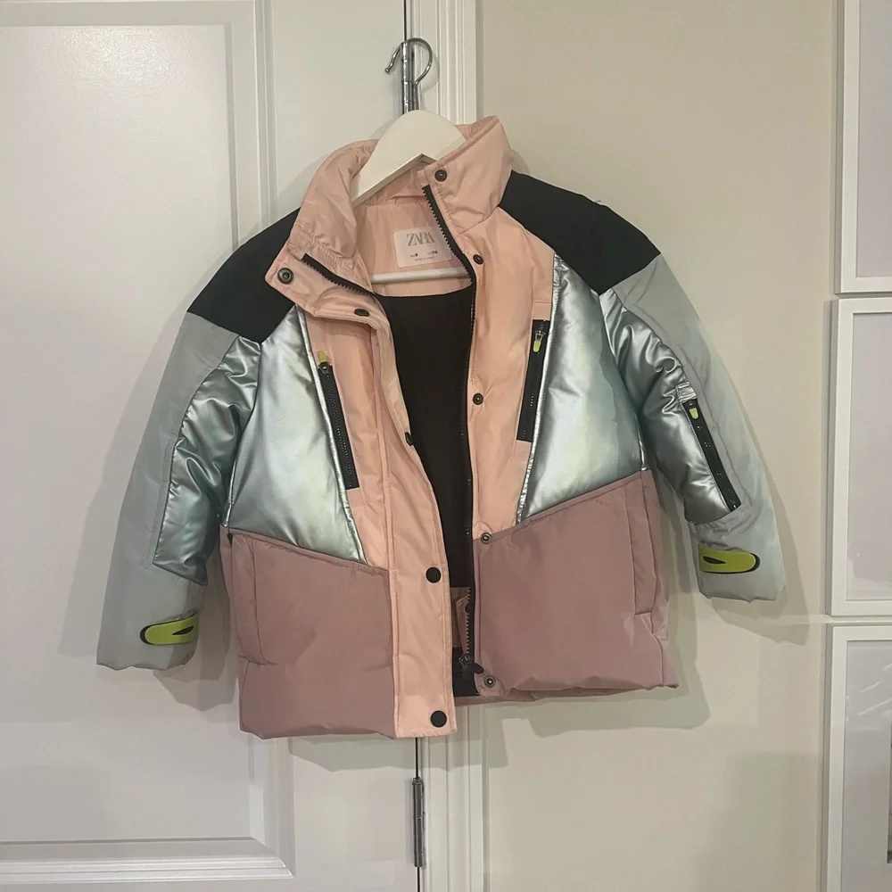 Zara Kids Multicolor Snow Jacket - Picture 2 of 7